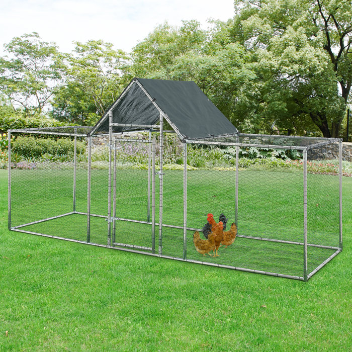 Archie & Oscar Humboldt Chicken Coop with Chicken Run Wayfair.co.uk